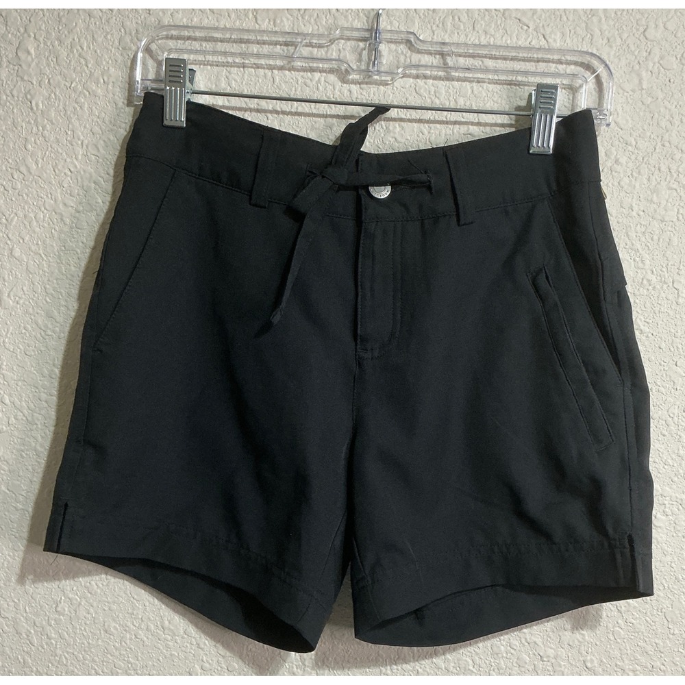 Magellan Outdoors Women's XS Black Hiking Shorts Belted Lightweight Outdoor